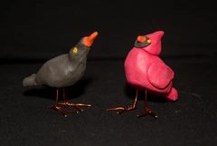 Air Drying Clay Bird Project